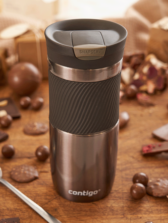 Contigo Byron - Kubek termiczny z grawerem - 470ml - Gunmetal