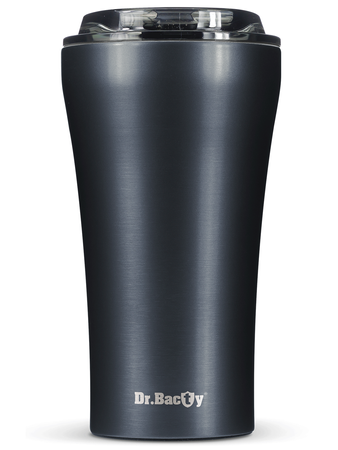 Dr.Bacty Apollo 2.0 - Kubek termiczny na kawę - "Waga" - 360 ml - Gunmetal