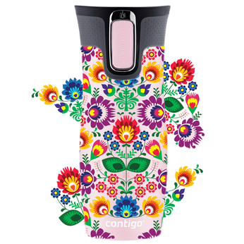 Contigo West Loop 2.0 - Kubek termiczny - 470ml - Folklor - różowy Mat