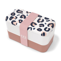Monbento Lunchbox Bento Original Graphic Leopard Pink