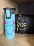 Contigo West Loop 2.0 - Kubek termiczny - 470ml - I love You - Błękitny Mat