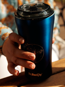 Dr.Bacty Apollo 2.0 - Kubek termiczny na kawę - "Ryby" - 360 ml - Monaco Blue