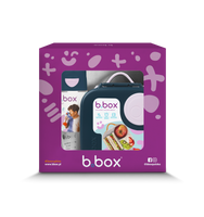 b.Box Zestaw Prezentowy Mini Lunchbox + Bidon ze Słomką 450ml Indigo Rose