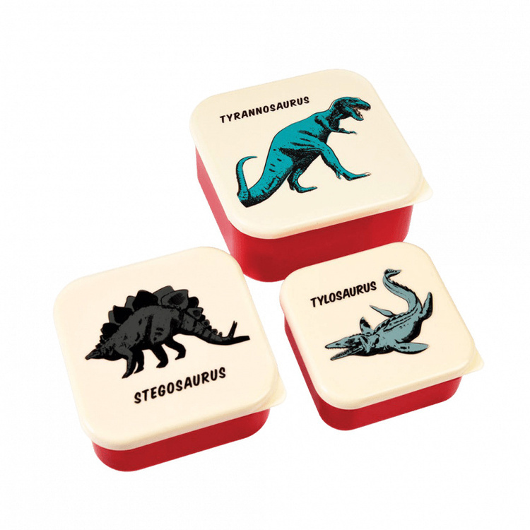 Rex London Pojemniki na przekąski Dinozaury 3 szt.