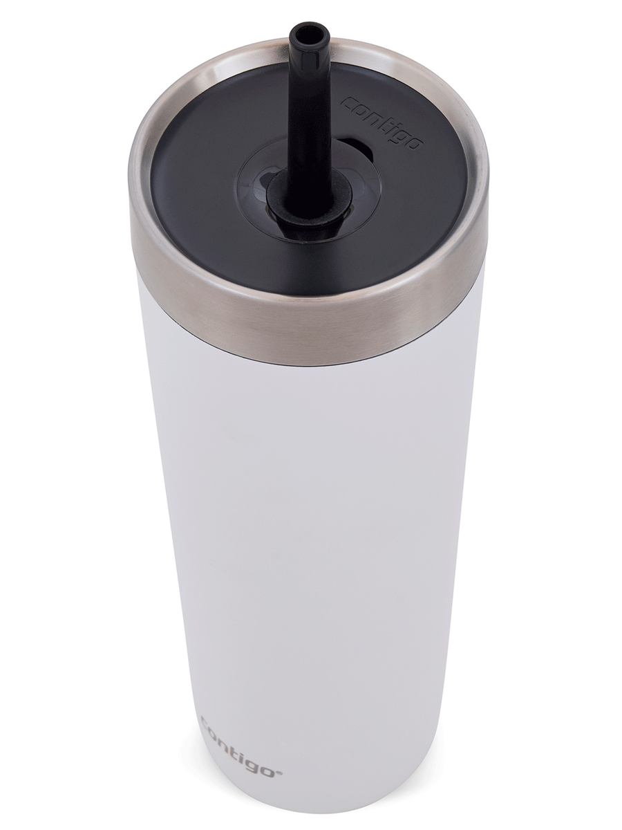 Contigo Luxe Tumbler - Kubek termiczny ze słomką - 720ml - Salt
