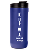 Dr.Bacty Notus - Kubek termiczny na kawę 2w1 - 360 ml - Kuźwa - granatowy