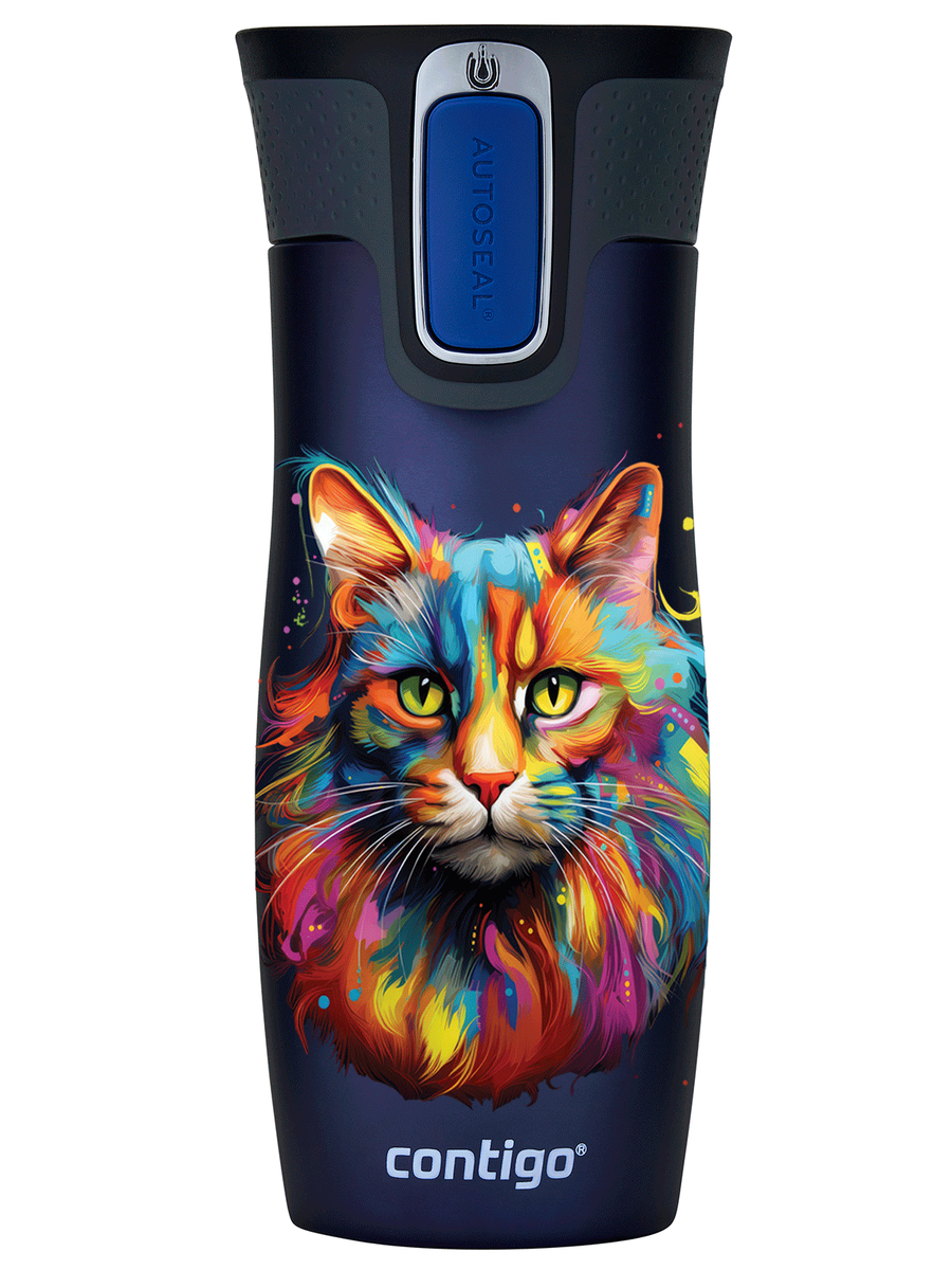 Contigo West Loop 2.0 - Kubek termiczny - 470ml - Kot - Granatowy