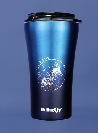 Dr.Bacty Apollo 2.0 - Kubek termiczny na kawę - "Skorpion" - 360 ml - Monaco Blue