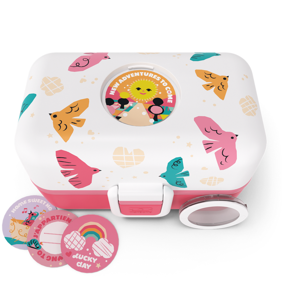 Monbento Lunchbox dziecięcy Tresor Graphic Birds
