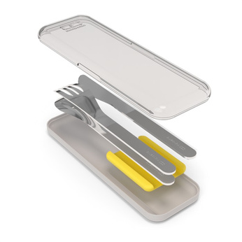 Monbento Zestaw sztućców podróżnych Slim Box,The Journey