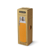 Black+Blum Butelka szklana na wodę 600ml pomarańczowa