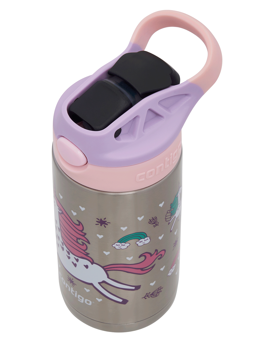 Contigo Easy Clean - Bidon termiczny dla dziecka - 380ml - Różowy Jednorożec