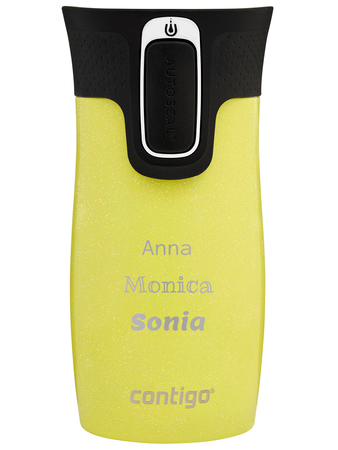 Contigo West Loop Mini - Kubek termiczny z grawerem - 300ml - Limelight