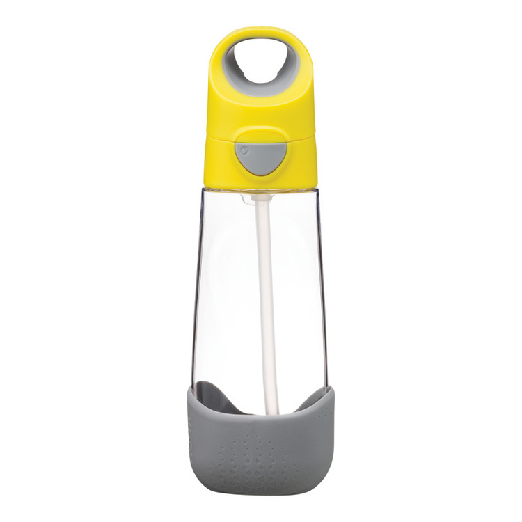 B.Box Butelka na wodę tritanowa ze słomką 600ml Lemon Sherbet b.box