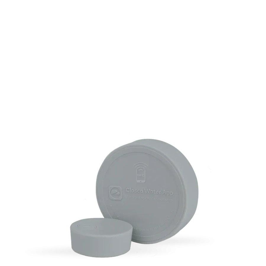 Dodatkowe zakrętki Closca Glass - Grey'