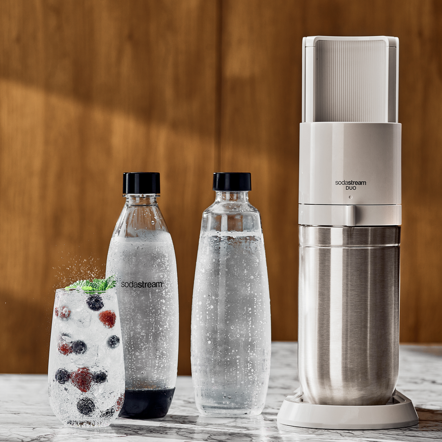 Saturator do wody gazowanej SodaStream Duo biały'+ 2 butelki+ nabój CO2