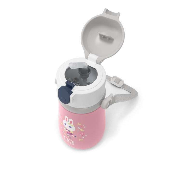 Monbento Butelka termiczna dla dzieci StraM Graphic Pink