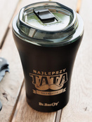 Kubek termiczny do kawy Dr.Bacty Apollo - 227 ml - Najlepszy tata - czarny