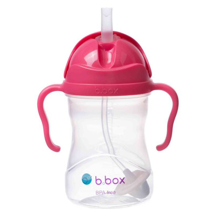 B.Box Bidon ze słomką 240ml malinowy