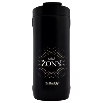 Kubek do samochodu Dr.Bacty Notus 360 ml - Dla żony - czarny