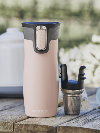 Contigo West Loop 2.0 - Kubek termiczny - 470ml - Peace - różowy Mat