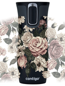 Contigo West Loop 2.0 - Kubek termiczny - 470ml - Glamour Kwiaty - czarny