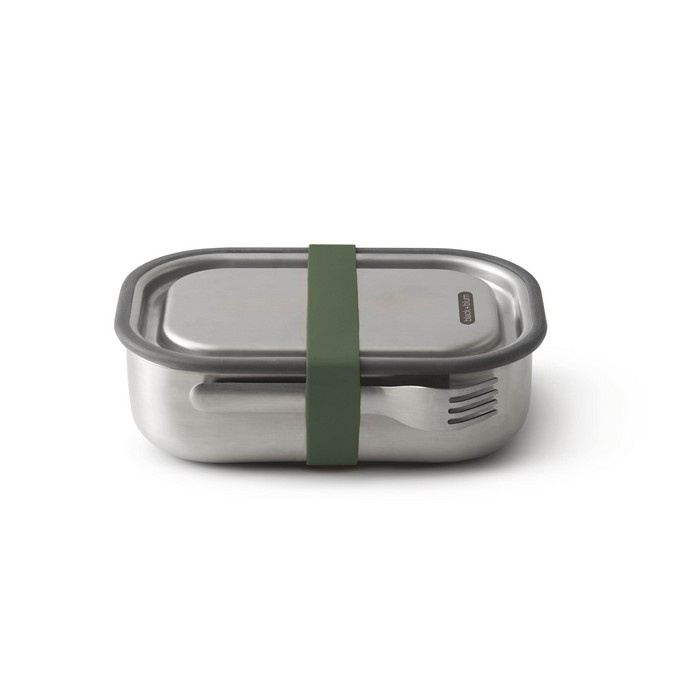 Black+Blum Lunch box stalowy L oliwkowy