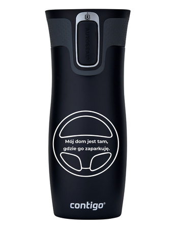 Contigo West Loop 2.0 - Kubek termiczny dla Kierowcy - 470 ml - czarny