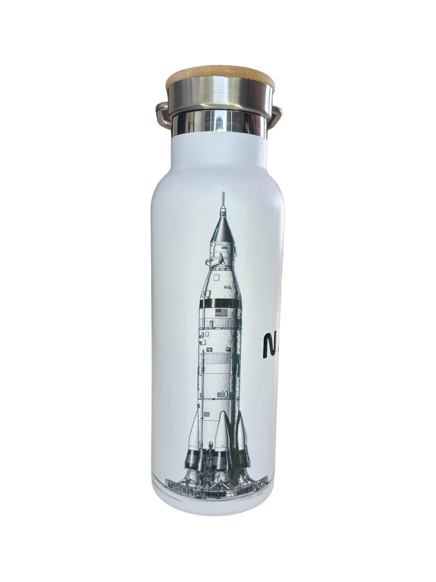 Dr.Bacty Iris - Butelka termiczna stalowa - 500 ml - Biała - NASA