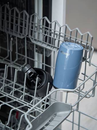 Contigo West Loop Mini - Kubek termiczny - 300ml - Floresy - Niebieski Metalik