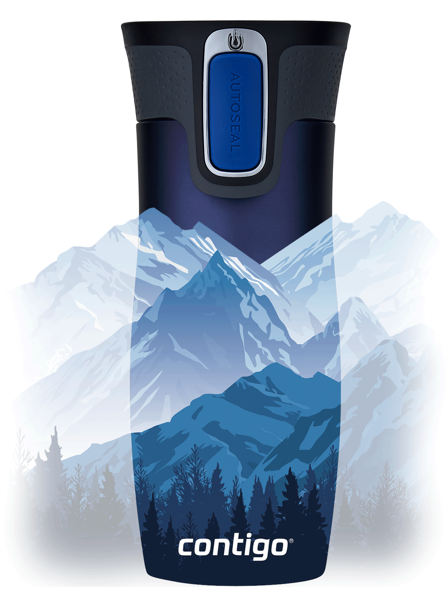Contigo West Loop 2.0 - Kubek termiczny - 470ml - Góry w nocy"
