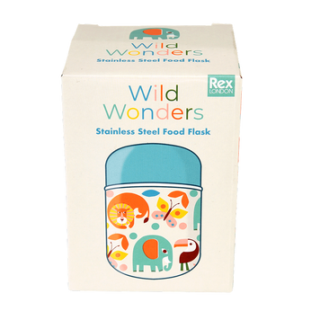 Rex London Termos na jedzenie Dzikie Zwierzęta 280 ml