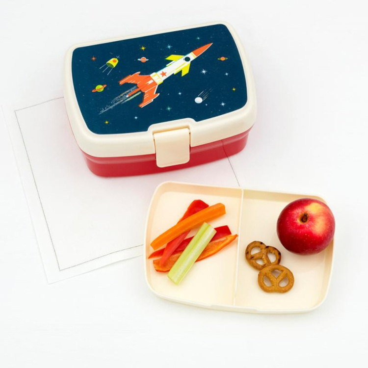 Rex London Zestaw śniadaniowy lunchbox i bidon Kosmos