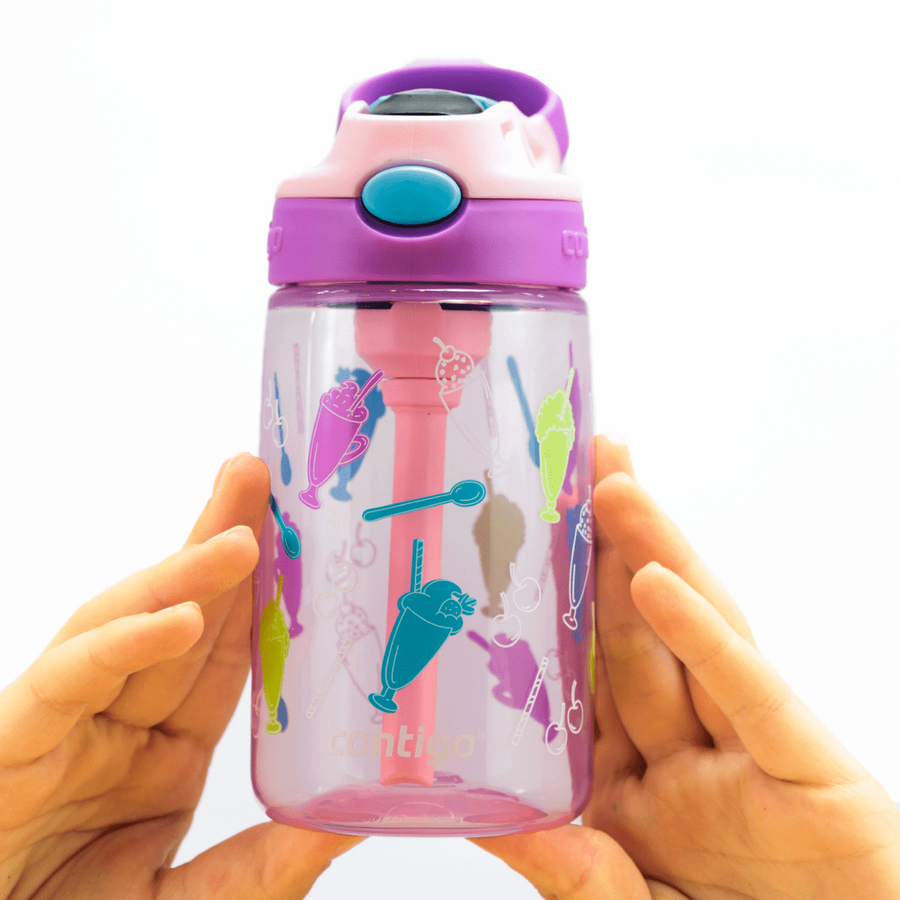 Contigo Easy Clean - Bidon / butelka dla dzieci - 420ml Strawberry Shakes
