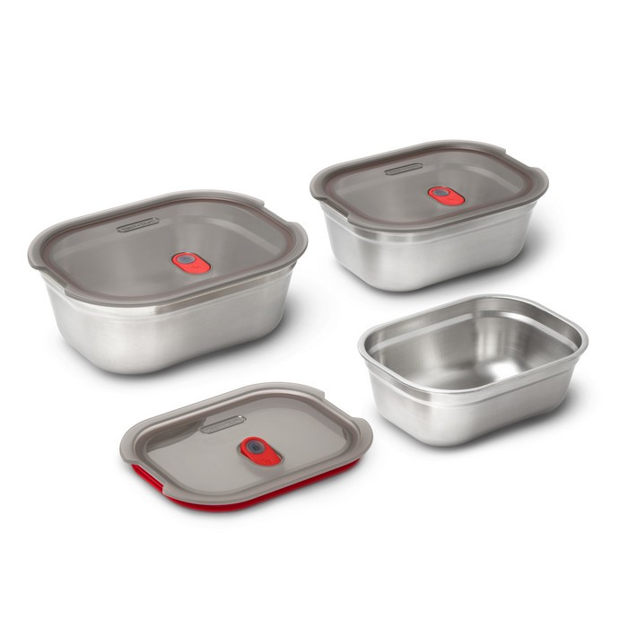 Black+Blum Lunchbox stalowy 1,2l. Multifunction