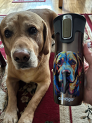 Contigo West Loop 2.0 - Kubek termiczny - 470ml - Pies - Latte
