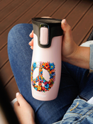 Contigo West Loop 2.0 - Kubek termiczny - 470ml - Peace - różowy Mat