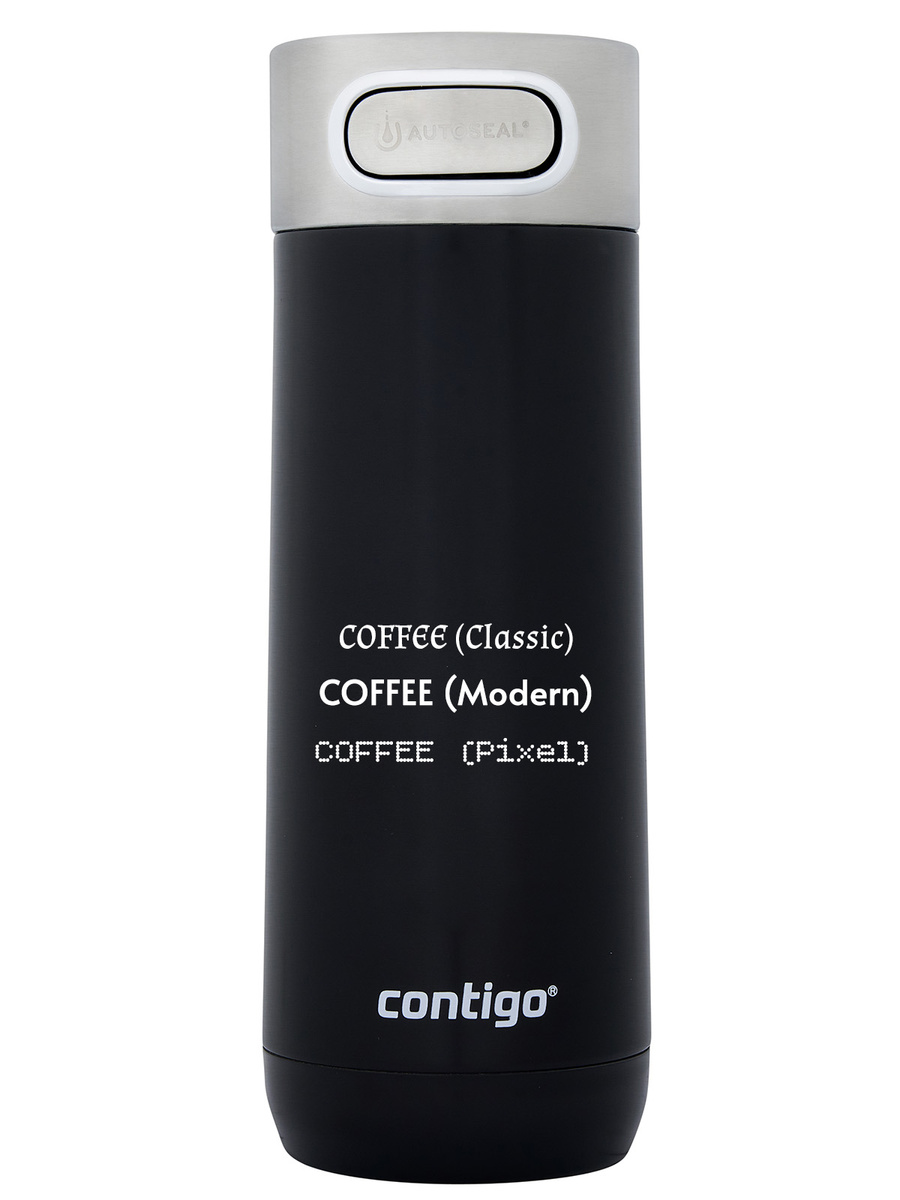 Kubek termiczny z grawerem Contigo Luxe 470 ml - Licorice