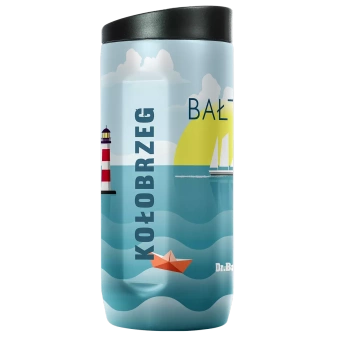 Dr.Bacty Notus - Cooler na puszkę - 360 ml - Kołobrzeg - biały