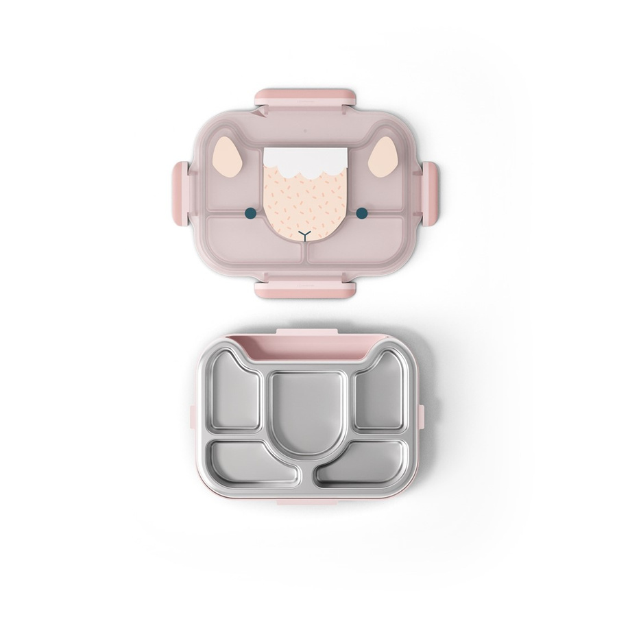 Monbento Lunchbox dziecięcy Wonder Graphic Pink Sheep