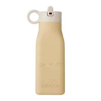 Butelka Liewood Warren 350ml - Cat wheat yellow