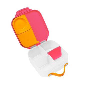 B.Box Zestaw Mini Lunchbox + Butelka tritanowa ze słomką 450ml Strawberry Shake