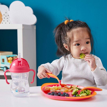 B.Box Bidon ze słomką 240ml malinowy