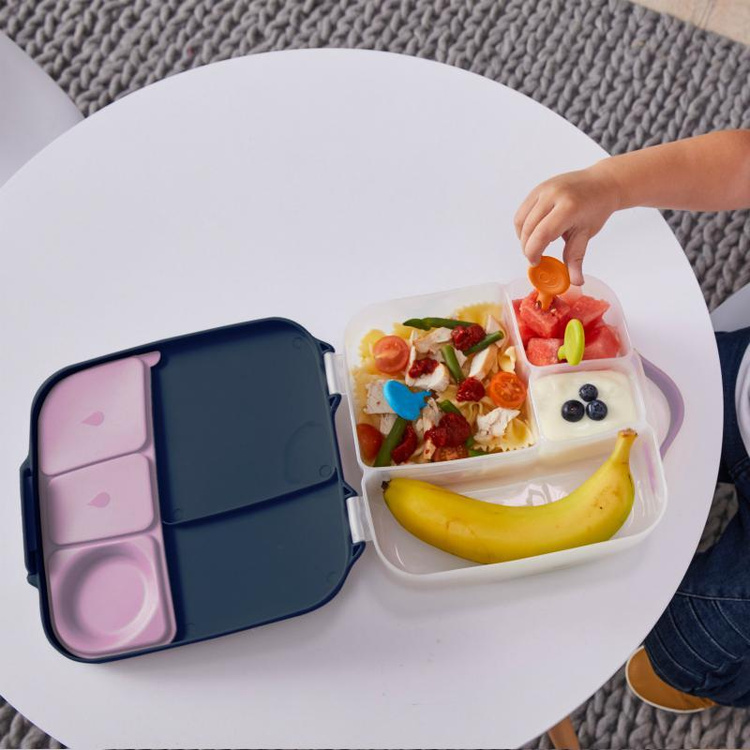 B.Box Lunchbox Indigo Rose