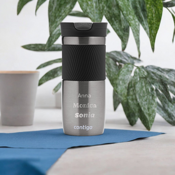 Contigo Byron - Kubek termiczny z grawerem - 470ml - Gunmetal