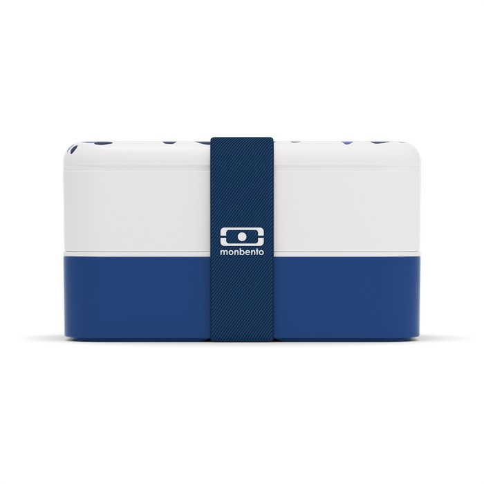 Monbento Lunchbox Bento Original Graphic Leopard Blue