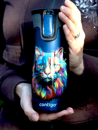 Contigo West Loop 2.0 - Kubek termiczny - 470ml - Kot - Granatowy