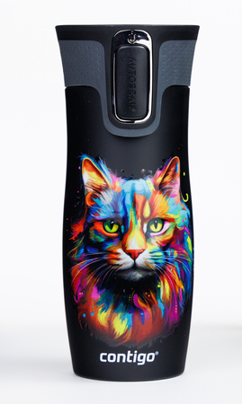 Contigo West Loop 2.0 - Kubek termiczny - 470ml - Kot - Czarny