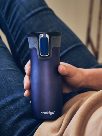 Contigo West Loop 2.0 - Zestaw kubków termicznych - 470ml - Czarny Mat + Granatowy Mat