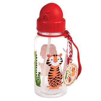 Rex London Bidon ze słomką 500ml Zwierzątka